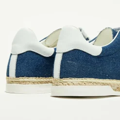 Baskets espadrilles en Cuir Lancry jean