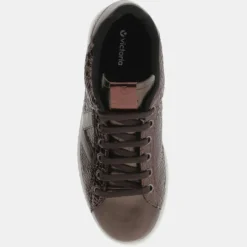 Baskets Indi embossé serpent bronze