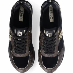 Baskets Maxi marron/noir