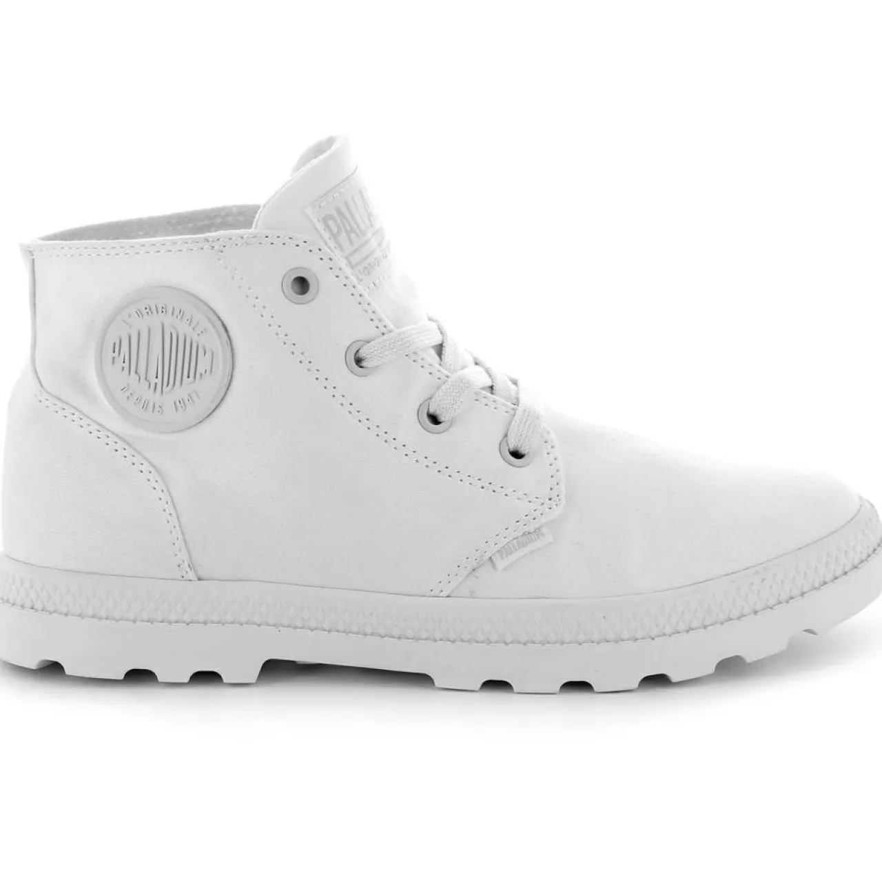 Baskets montantes en Toile Pampa Free blanches