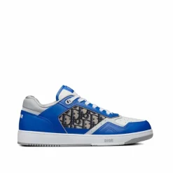 Baskets Oblique en cuir bleues