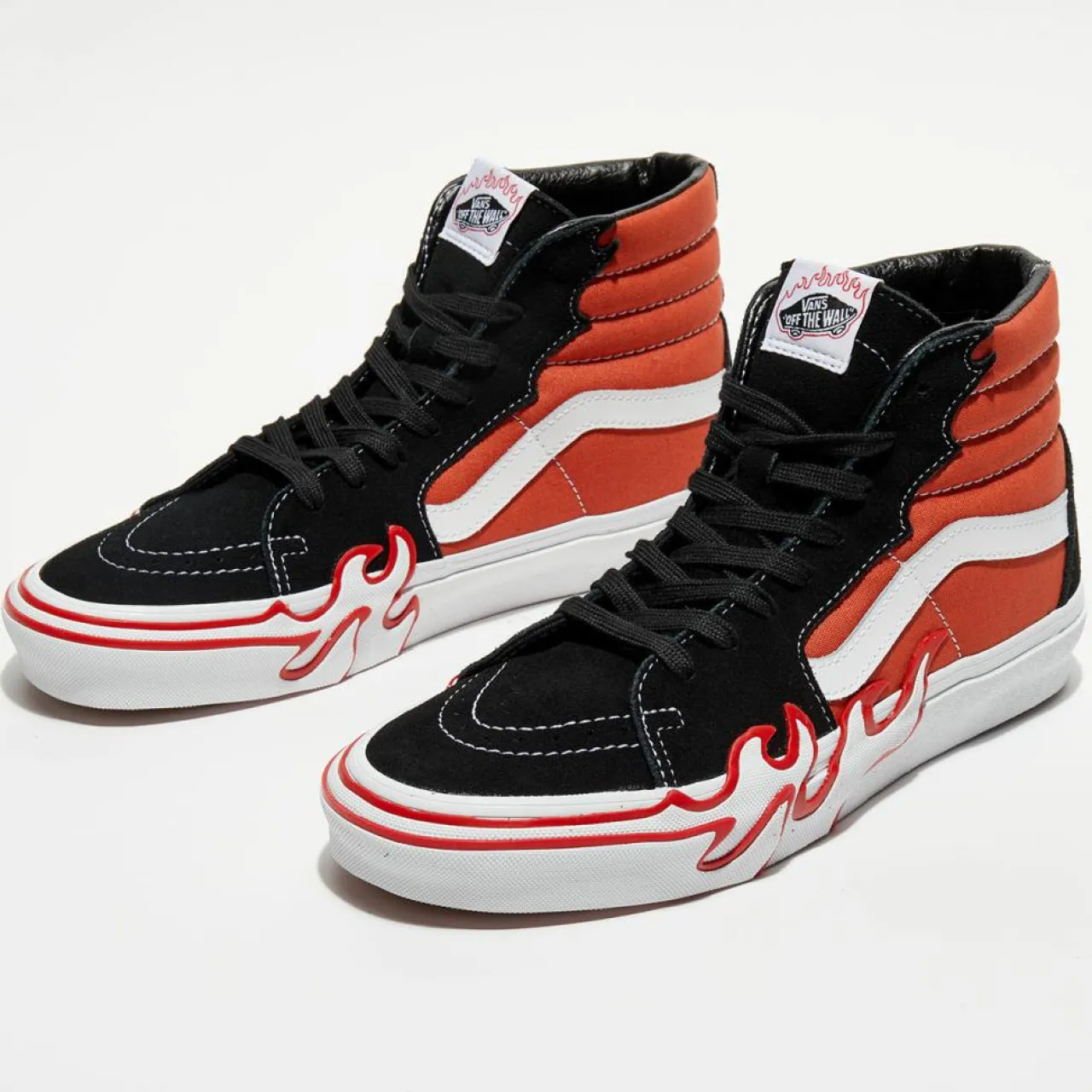 Baskets SK8-Hi Flame noir/brique