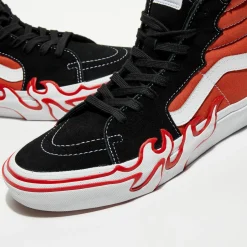 Baskets SK8-Hi Flame noir/brique