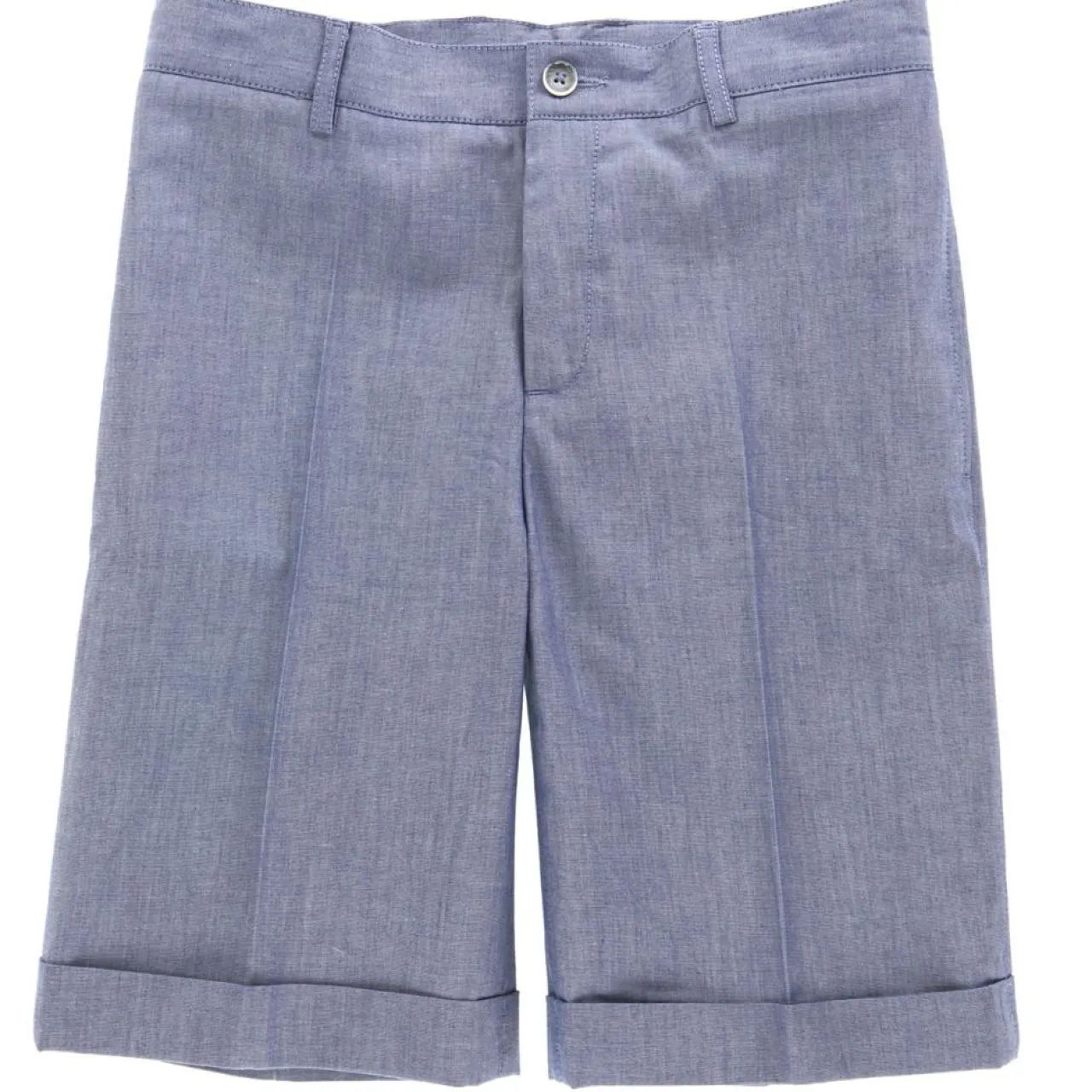 Bermuda en Toile de Coton bleu - 9A/15A