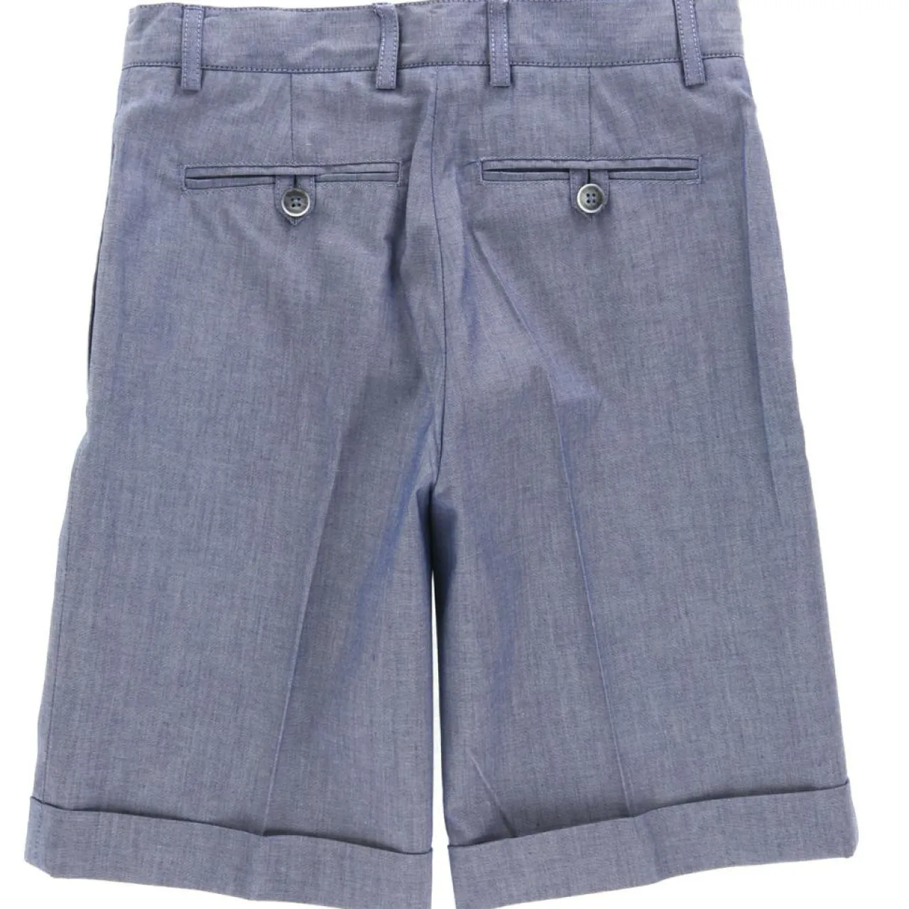 Bermuda en Toile de Coton bleu - 9A/15A