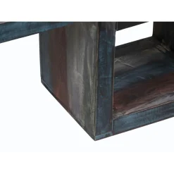 Bibliothèque asymétrique manguier pushkar multicolore - 75x30x185 cm