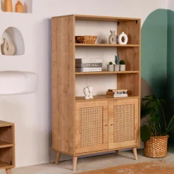 Bibliothèque Hazeran chêne - 40x90x110 cm