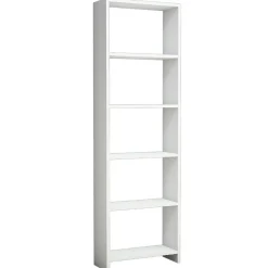 Bibliothèque new blanc - 160x50x19.6 cm