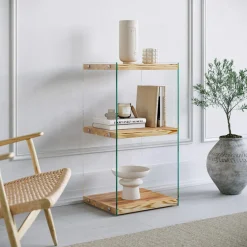 Bibliothèque Niagara chêne - 40x80x35 cm