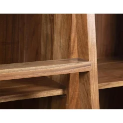 Bibliothèque ouverte échelle acacia emma marron - 100x35x240 cm