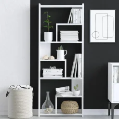 Bibliothèque prins blanche - 60x150x15 cm