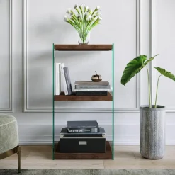 Bibliothèque R300 noyer - 40x80x35 cm