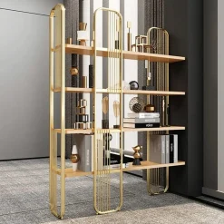 Bibliothèque Sierra jaune - 125x180x28 cm