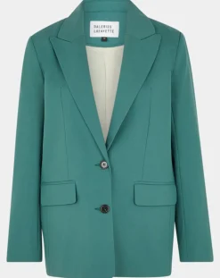 Blazer droit en Laine mélangée Cléo Oversize vert