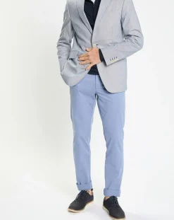 Blazer en Coton & Lin Milleraie bleu/blanc