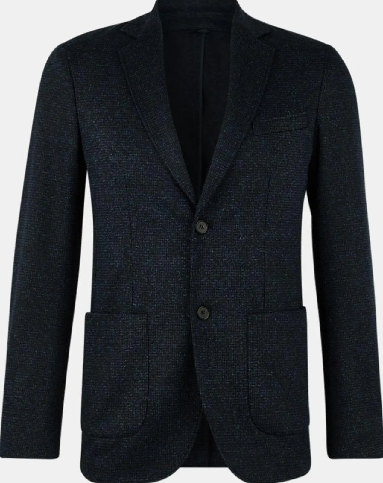 Blazer en Laine & Lin mélangés Stretch Laveste bleu marine