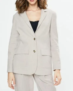 Blazer en Lin mélangé Marianne beige