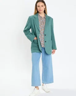 Blazer Oversize 2 boutons vert