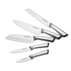 Bloc + 5 couteaux Cut noir