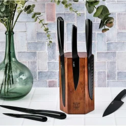 Bloc avec couteaux de cuisine Jensen Imatra - 7 pièces