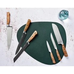 Bloc avec couteaux de cuisine Jakob Rauma bois mat - 7 pièces