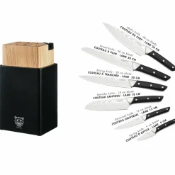Bloc avec couteaux de cuisine Erling Porvoo - 8 pièces