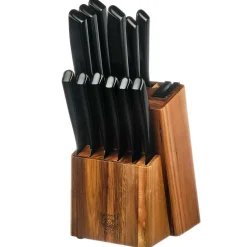 Bloc avec couteaux de cuisine et couteaux à steak Jensen Loviisa - 14 pièces