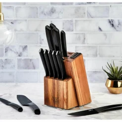 Bloc avec couteaux de cuisine et couteaux à steak Jensen Loviisa - 14 pièces