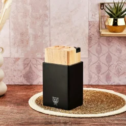 Bloc avec couteaux de cuisine Jona Porvoo inox mat - 8 pièces