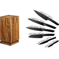 Bloc avec couteaux de cuisine Jensen Skagen - 7 pièces