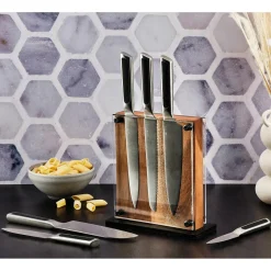 Bloc avec couteaux de cuisine Loki Rauma inox mat - 7 pièces