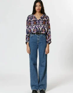 Blouse Alix violette