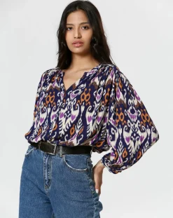 Blouse Alix violette