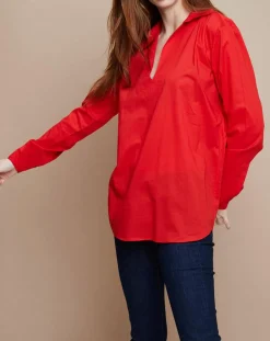 Blouse Ariane rouge