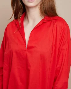 Blouse Ariane rouge
