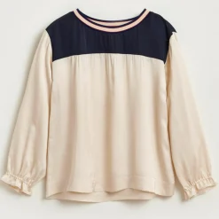 Blouse Astrid ample et fluide beige