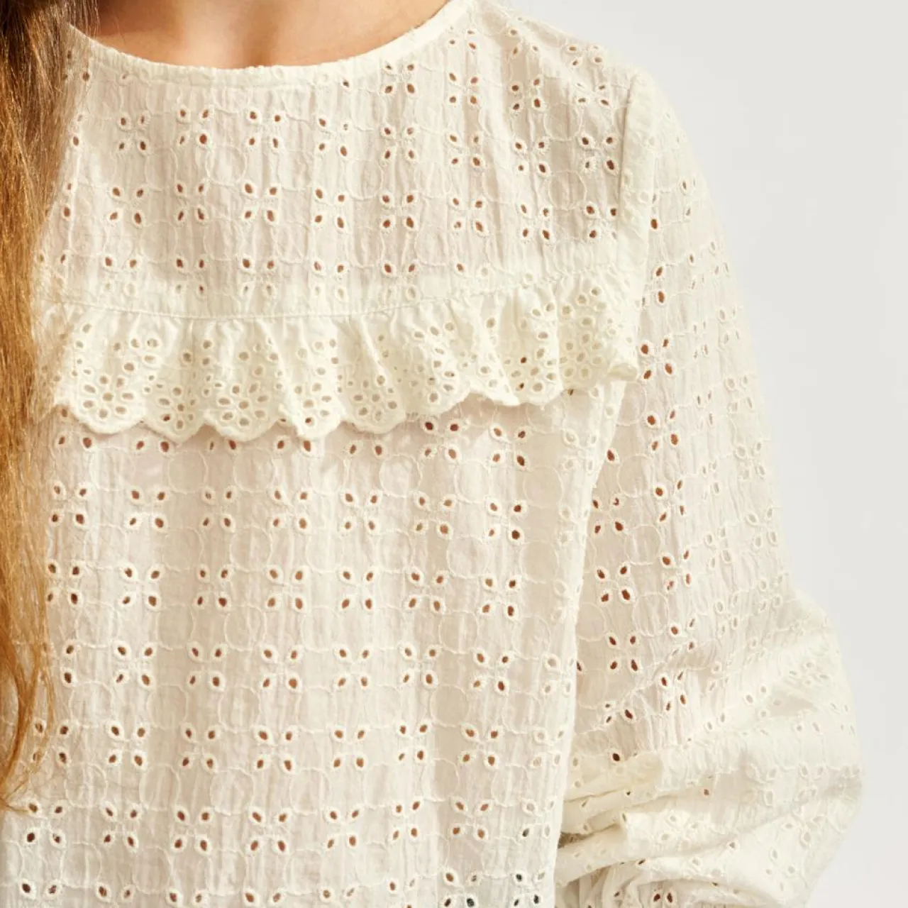 Blouse brodée Hyper blanche