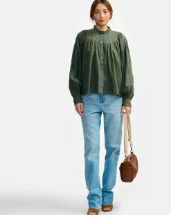Blouse Diana olive night