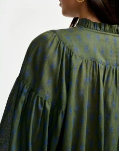Blouse Diana olive night