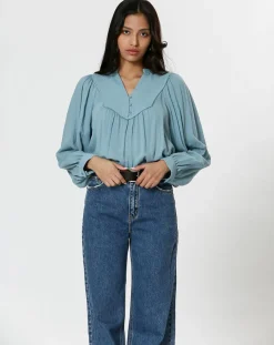Blouse Elena bleue