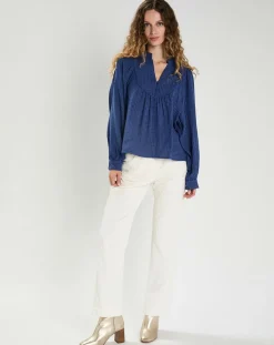 Blouse Elena bleue