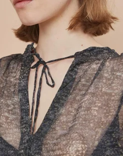 Blouse Elene granit encre