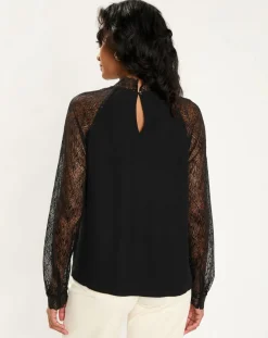 Blouse en Dentelle noire
