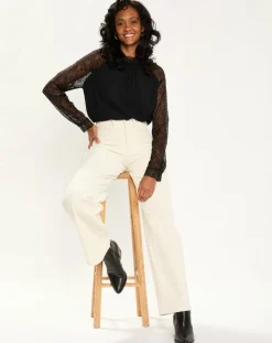 Blouse en Dentelle noire