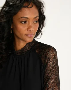 Blouse en Dentelle noire