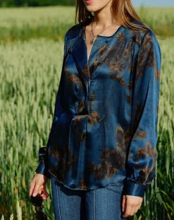 Blouse en Soie mélangée Moon saporo