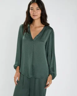 Blouse Enzo verte