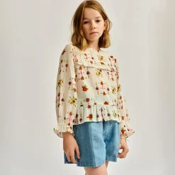 Blouse Hyper imprimée écru/ulticolore