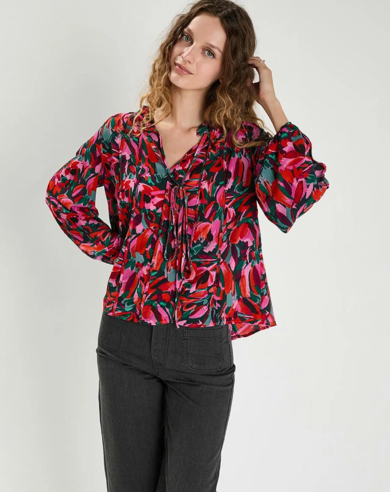 Blouse Jeanne multicolore
