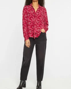Blouse Lamia rouge